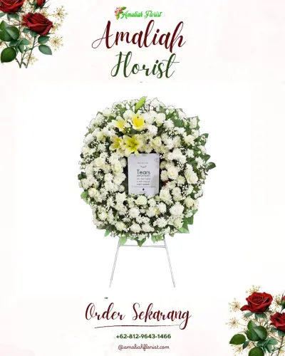 Krans Bunga Duka Cita di Salahuddin